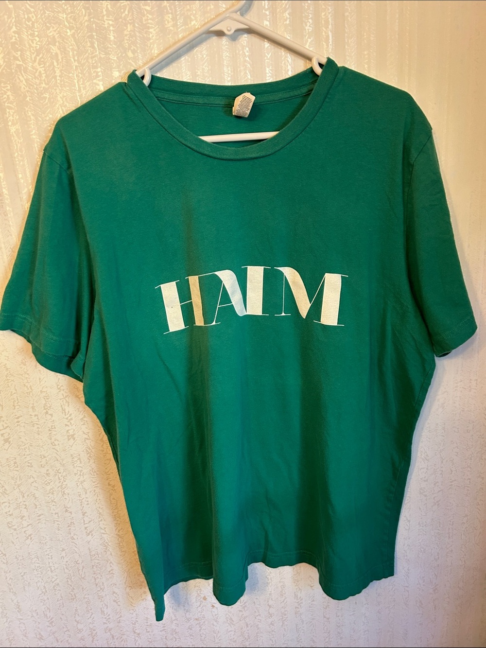 HAIM Green Logo Band Tee 🎸Size XL